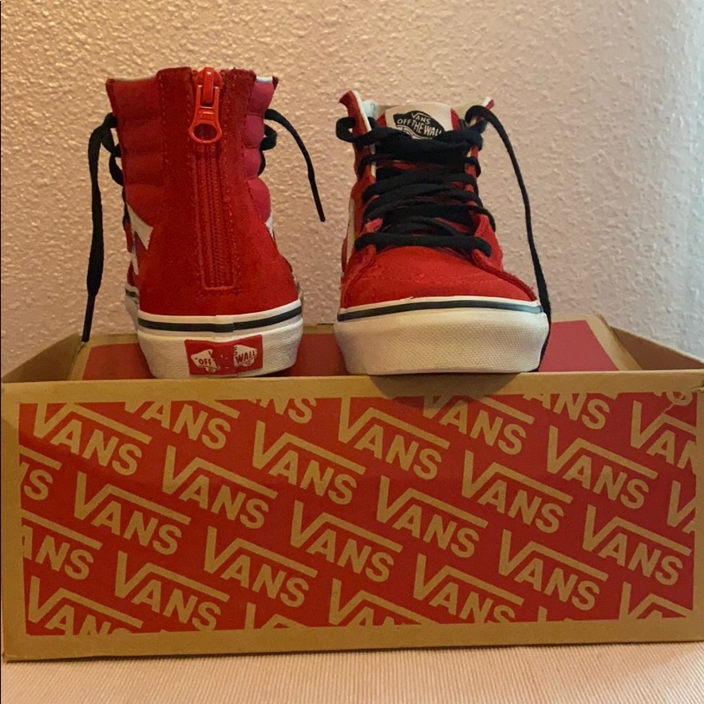 High top suede vans